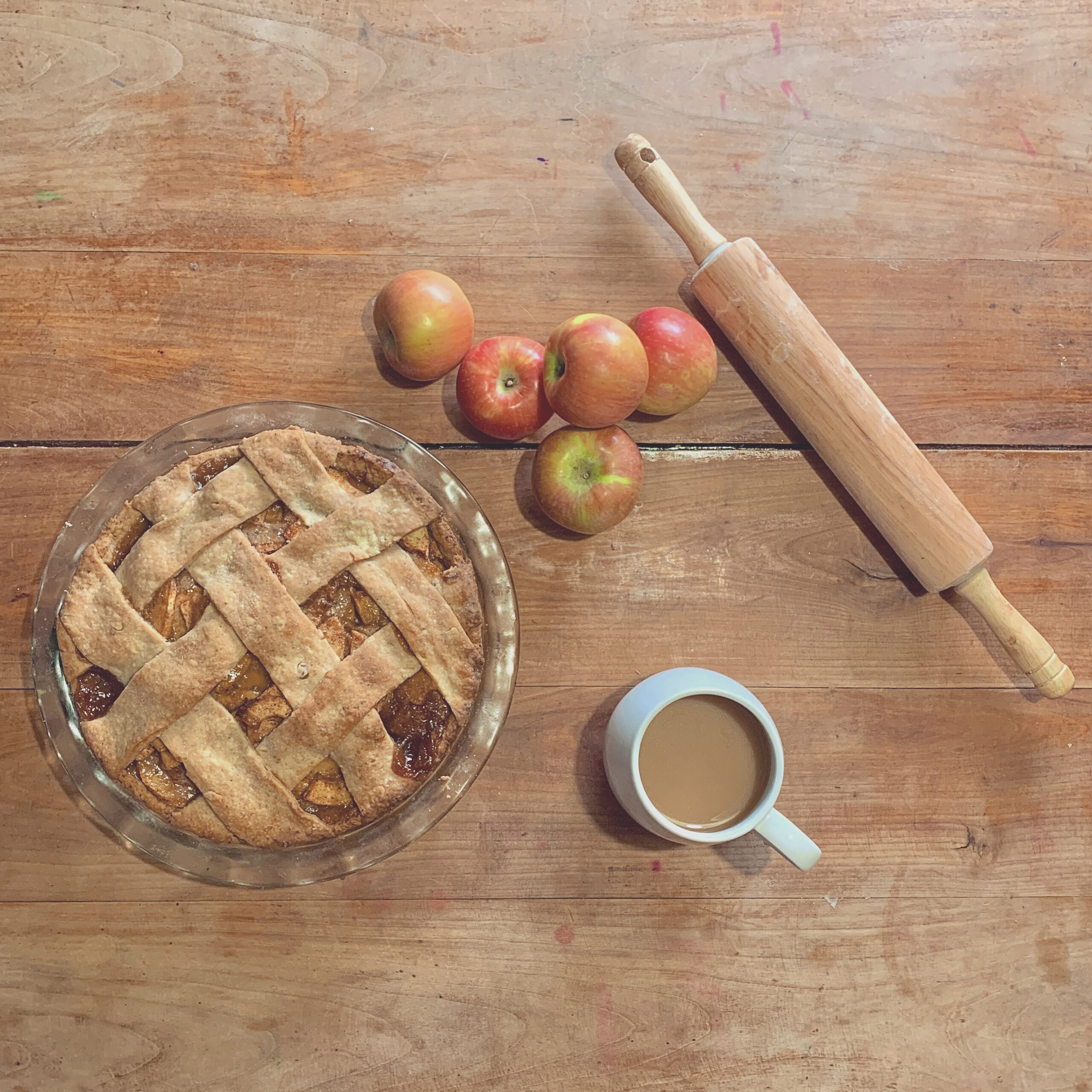 A vegan apple pie recipe